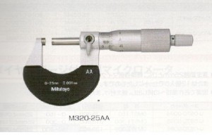 Micrometter đo ngoài cơ khí M320-25AA ( Mitutoyo)  
